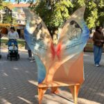 Пейка за кърмене в парк Дружба във Велико Търново